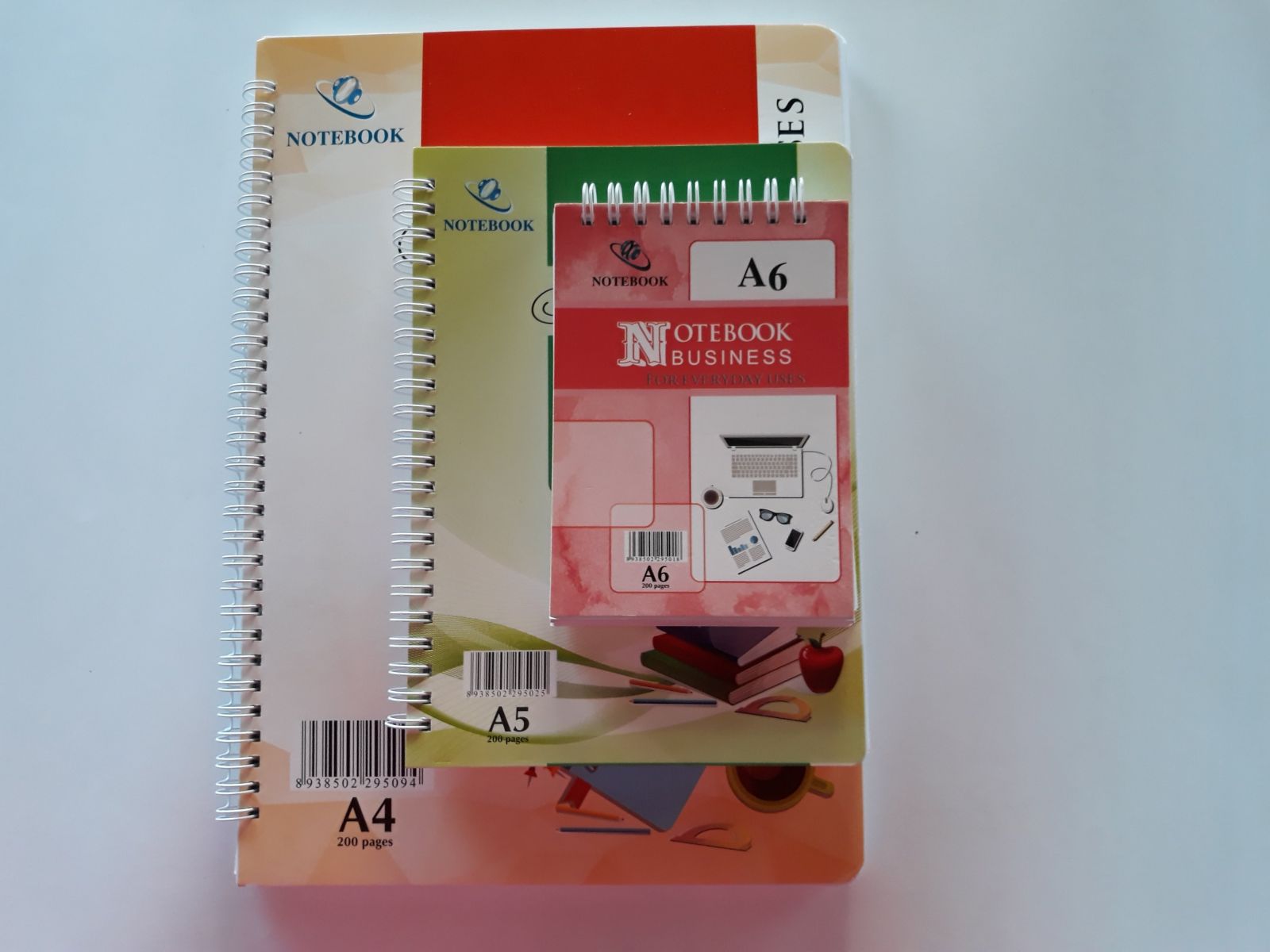 sổ kẻ ngang sắc màu