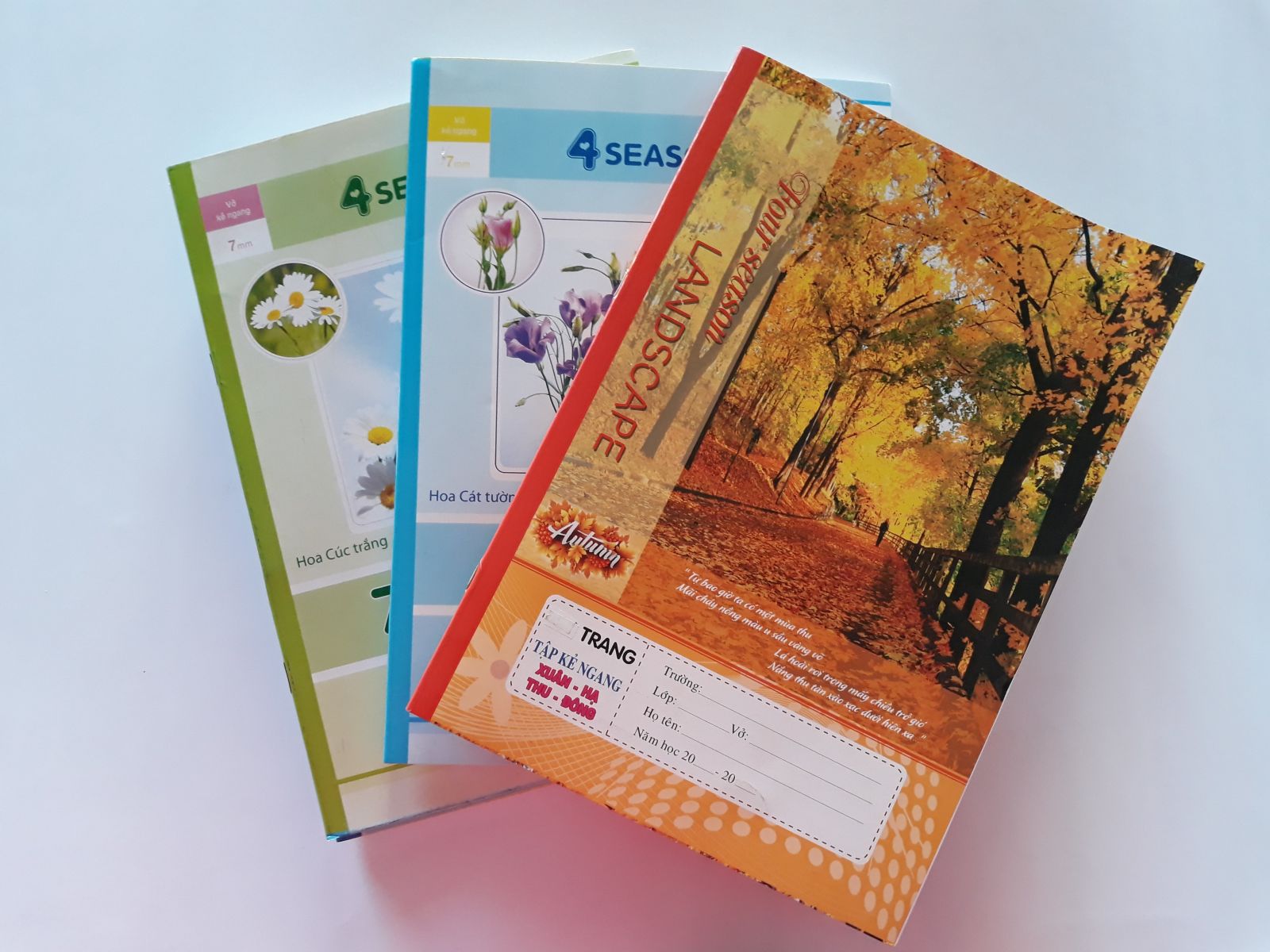 sổ ngang các loại